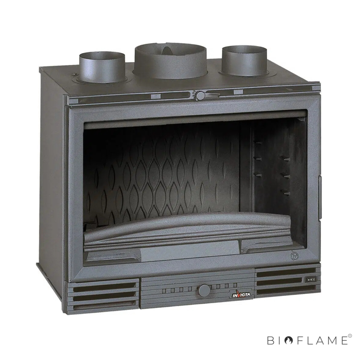 RECUPERADOR DE CALOR A LENHA VENTILADO - INVICTA 700 GRAND VISION TURBO