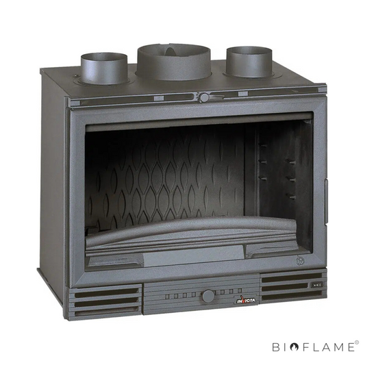RECUPERADOR DE CALOR A LENHA VENTILADO - INVICTA 700 GRAND VISION TURBO