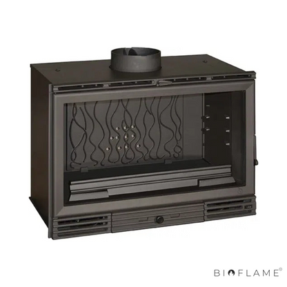RECUPERADOR DE CALOR A LENHA VENTILADO – INVICTA 800 VISION TOTALE TURBO 
