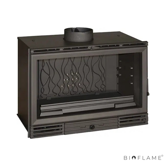 RECUPERADOR DE CALOR A LENHA VENTILADO – INVICTA 800 VISION TOTALE TURBO 
