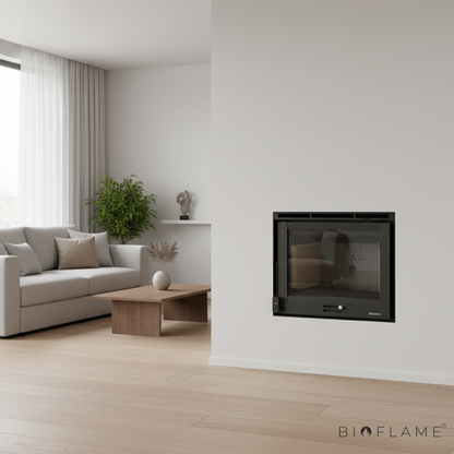 RECUPERADOR DE CALOR A LENHA COM VENTIALAÇÃO CANALIZÁVEL - NORDICA EXTRAFLAME INSERTO 60