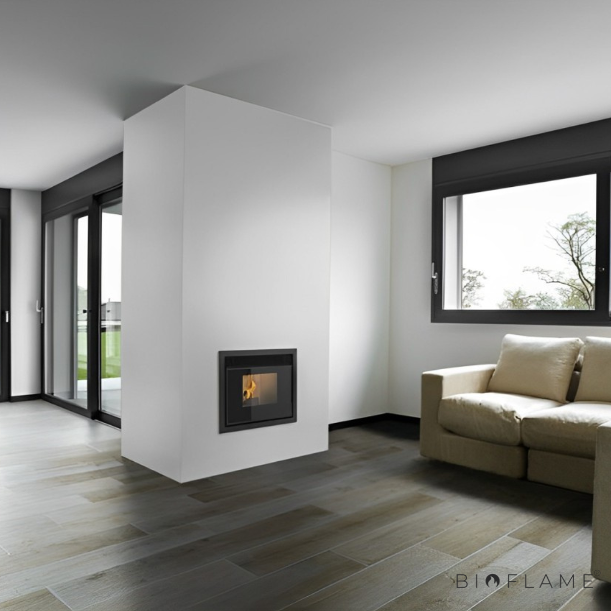 RECUPERADOR DE CALOR A PELLETS - SOLZAIMA FIRE 9 KW