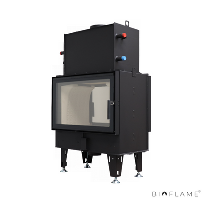 RECUPERADOR DE CALOR A LENHA PARA AQUECIMENTO CENTRAL - BEF TWIN 8 AQUATIC II