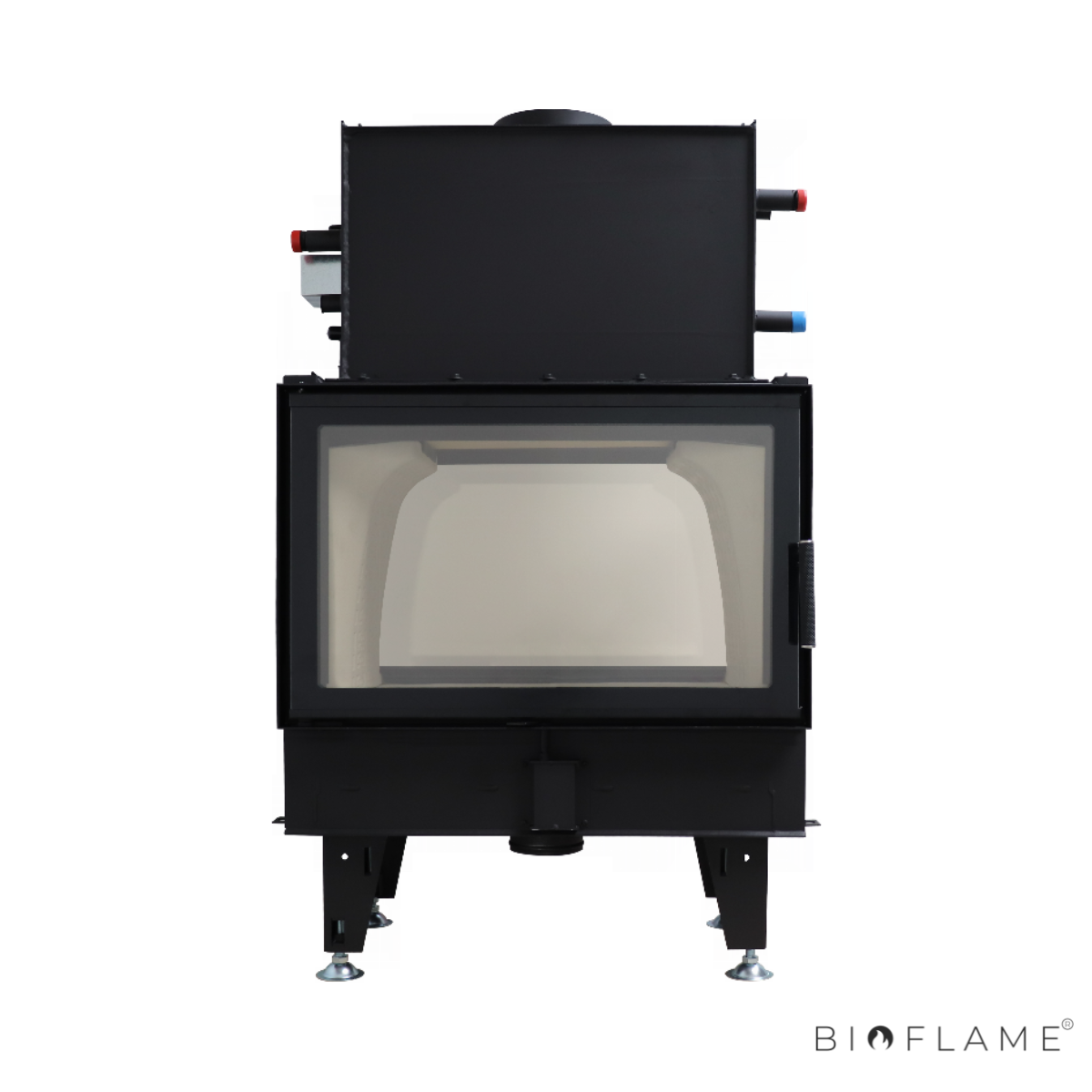 RECUPERADOR DE CALOR A LENHA PARA AQUECIMENTO CENTRAL - BEF TWIN 8 AQUATIC II