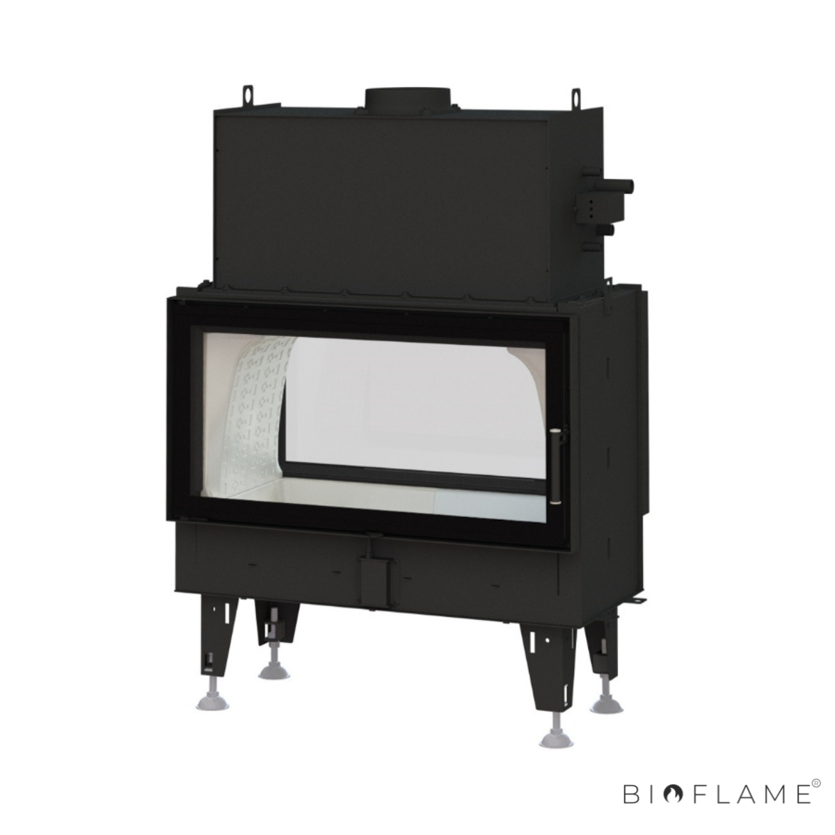 RECUPERADOR DE CALOR A LENHA PARA AQUECIMENTO CENTRAL - BEF TWIN 10 AQUATIC II