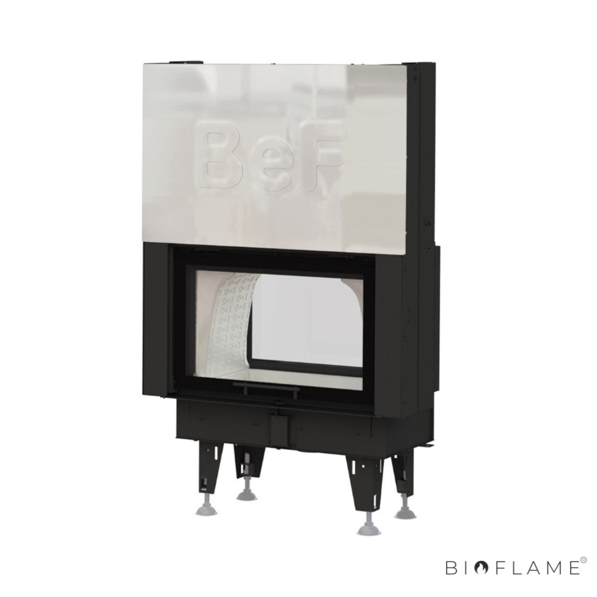 RECUPERADOR DE CALOR A LENHA PARA AQUECIMENTO CENTRAL - BEF TWIN V 8 AQUATIC II