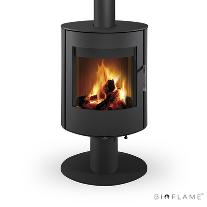 SALAMANDRA A LENHA - ROMOTOP OVALIS T ROTATIVA