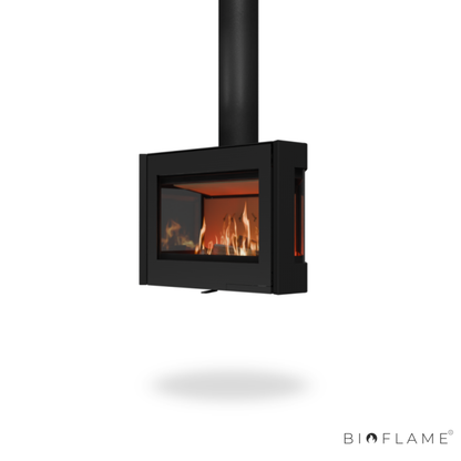 SALAMANDRA A LENHA SUSPENSA - WANDERS BLACK SAPPHIRE 3 FACES