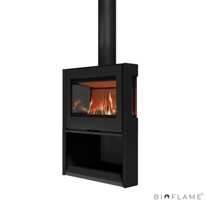 SALAMANDRA A LENHA SUSPENSA - WANDERS BLACK SAPPHIRE 3 FACES