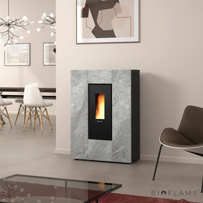 SALAMANDRA A PELLETS CANALIZÁVEL - NORDICA EXTRAFLAME MARILENA PLUS