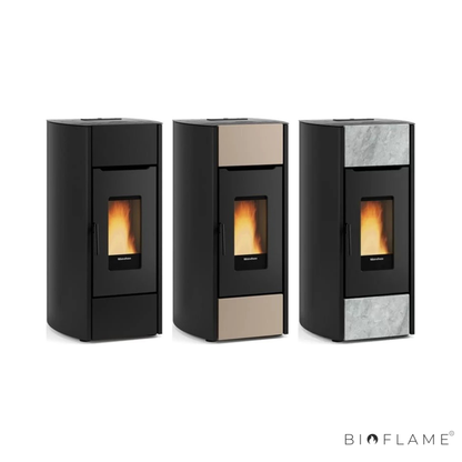 SALAMANDRA A PELLETS CANALIZÁVEL - NORDICA EXTRAFLAME MIRKA PLUS