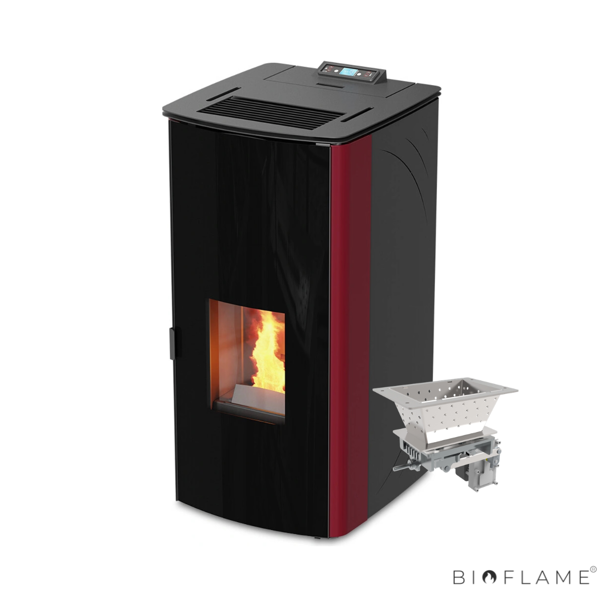 SALAMANDRA A PELLETS PARA AQUECIMENTO CENTRAL - ARTEL IDRO DOUBLE DOOR