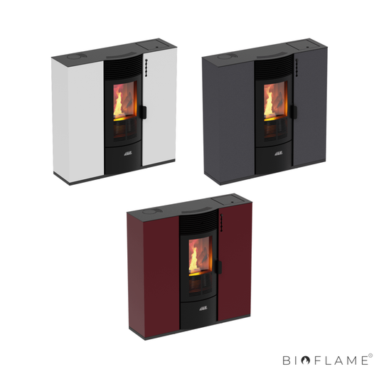 SALAMANDRA A PELLETS PARA AQUECIMENTO CENTRAL - ARTEL SUBTILE HIDRO 