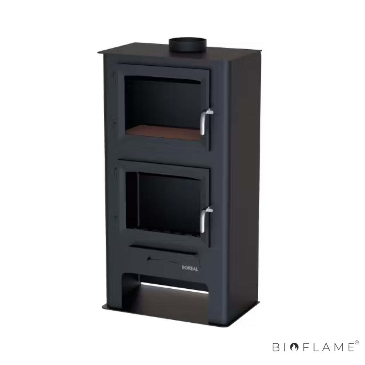 SALAMANDRA A LENHA - BOREAL ECO200H COM FORNO