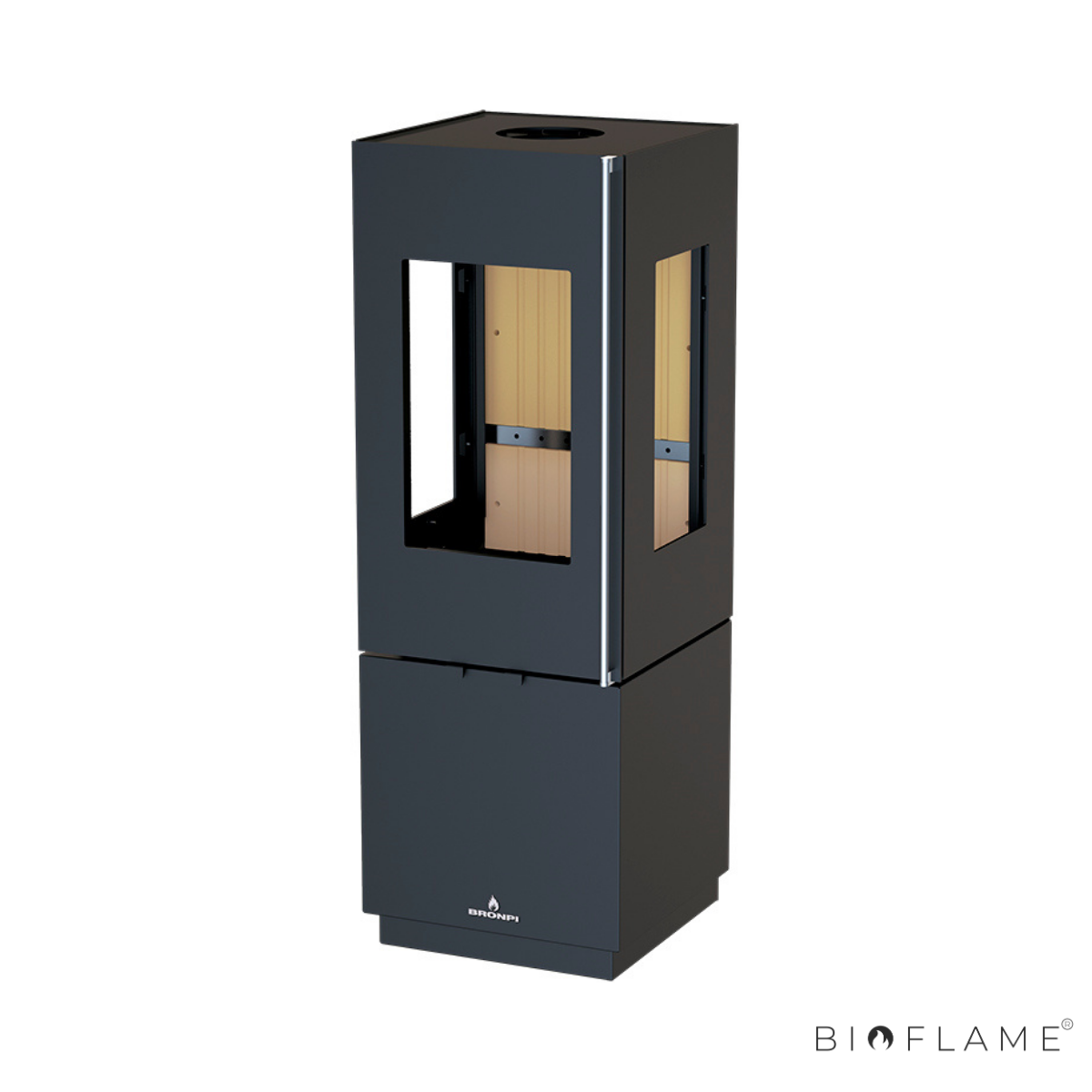 SALAMANDRA A LENHA - BRONPI BOMBAY-3C