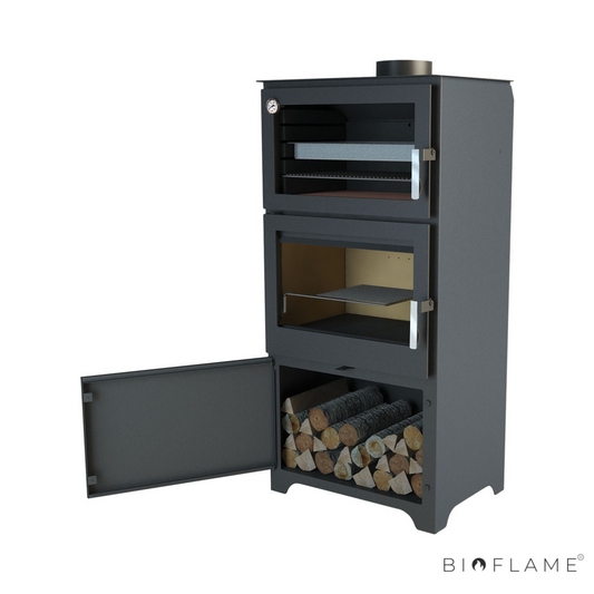 SALAMANDRA A LENHA - BRONPI MURANO-L COM FORNO