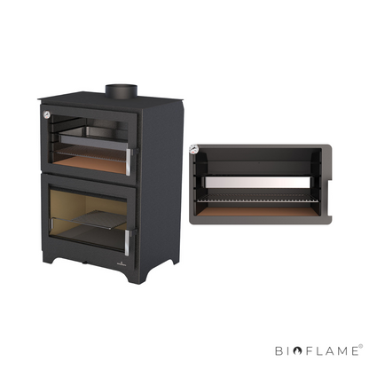 SALAMANDRA A LENHA - BRONPI MURANO COM FORNO