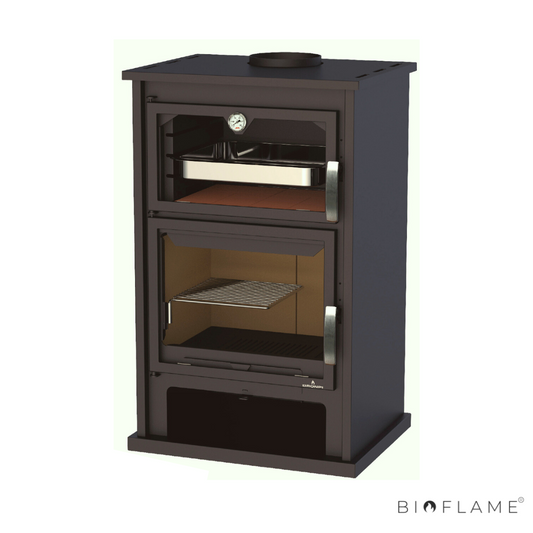 SALAMANDRA A LENHA - BRONPI SUIZA COM FORNO