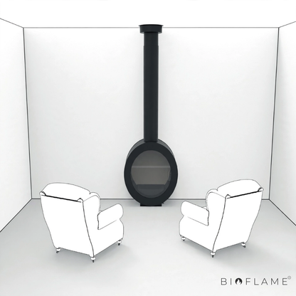 SALAMANDRA A LENHA - CL DESIGN O’MIN