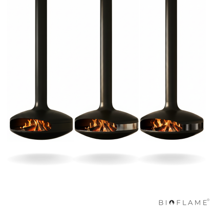 SALAMANDRA A LENHA SUSPENSA - DUOFIRE ALLIANCE 100