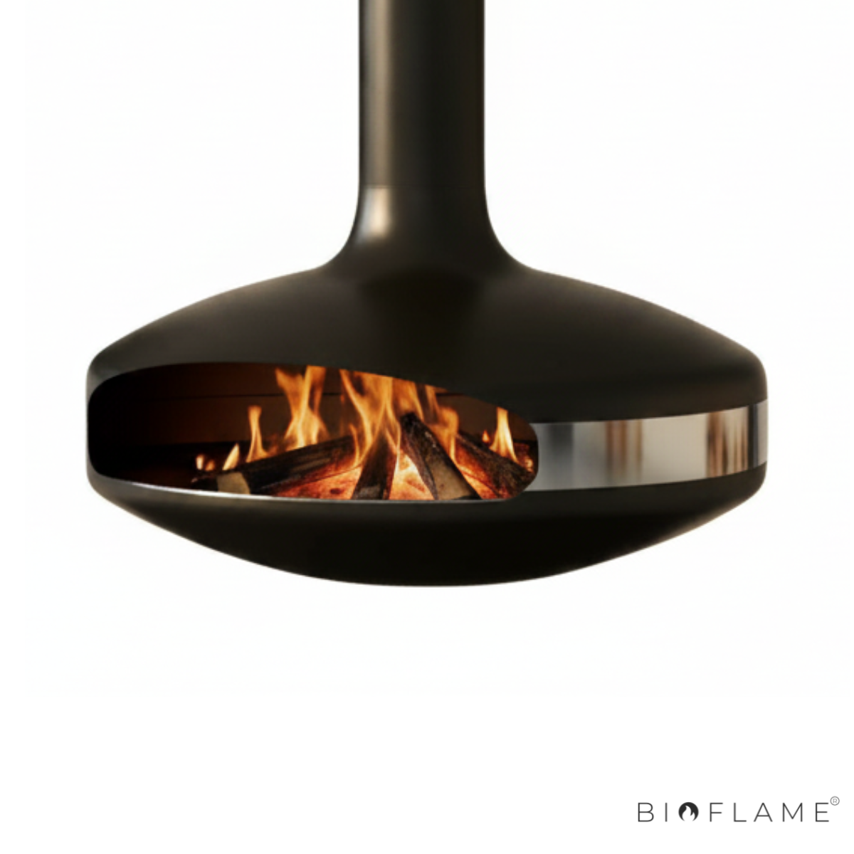 SALAMANDRA A LENHA SUSPENSA - DUOFIRE ALLIANCE 100