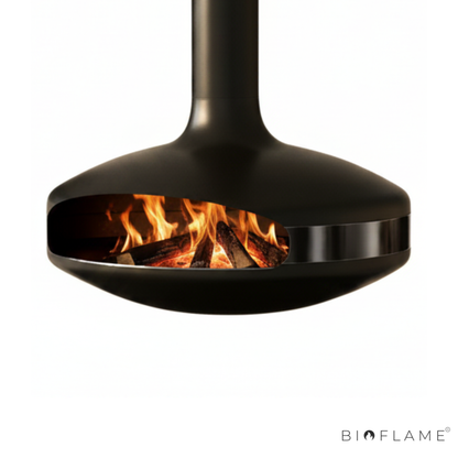 SALAMANDRA A LENHA SUSPENSA - DUOFIRE ALLIANCE 100