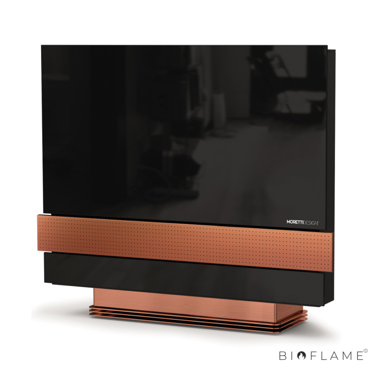 SALAMANDRA A PELLETS CANALIZÁVEL - MORETTI DESIGN COMPACT VISION