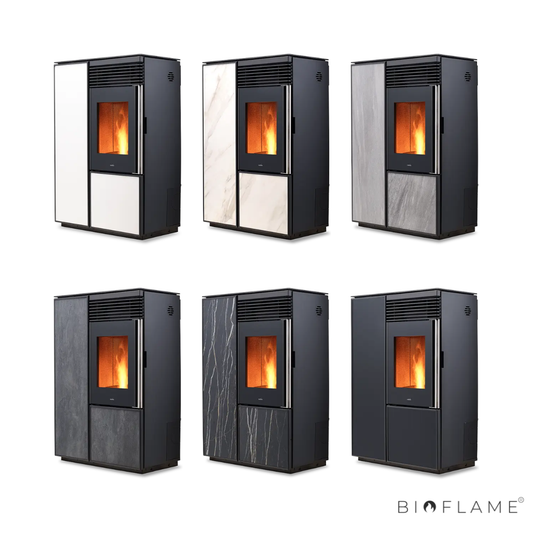 SALAMANDRA A PELLETS CANALIZÁVEL - NOBIS A10 LIGHT 