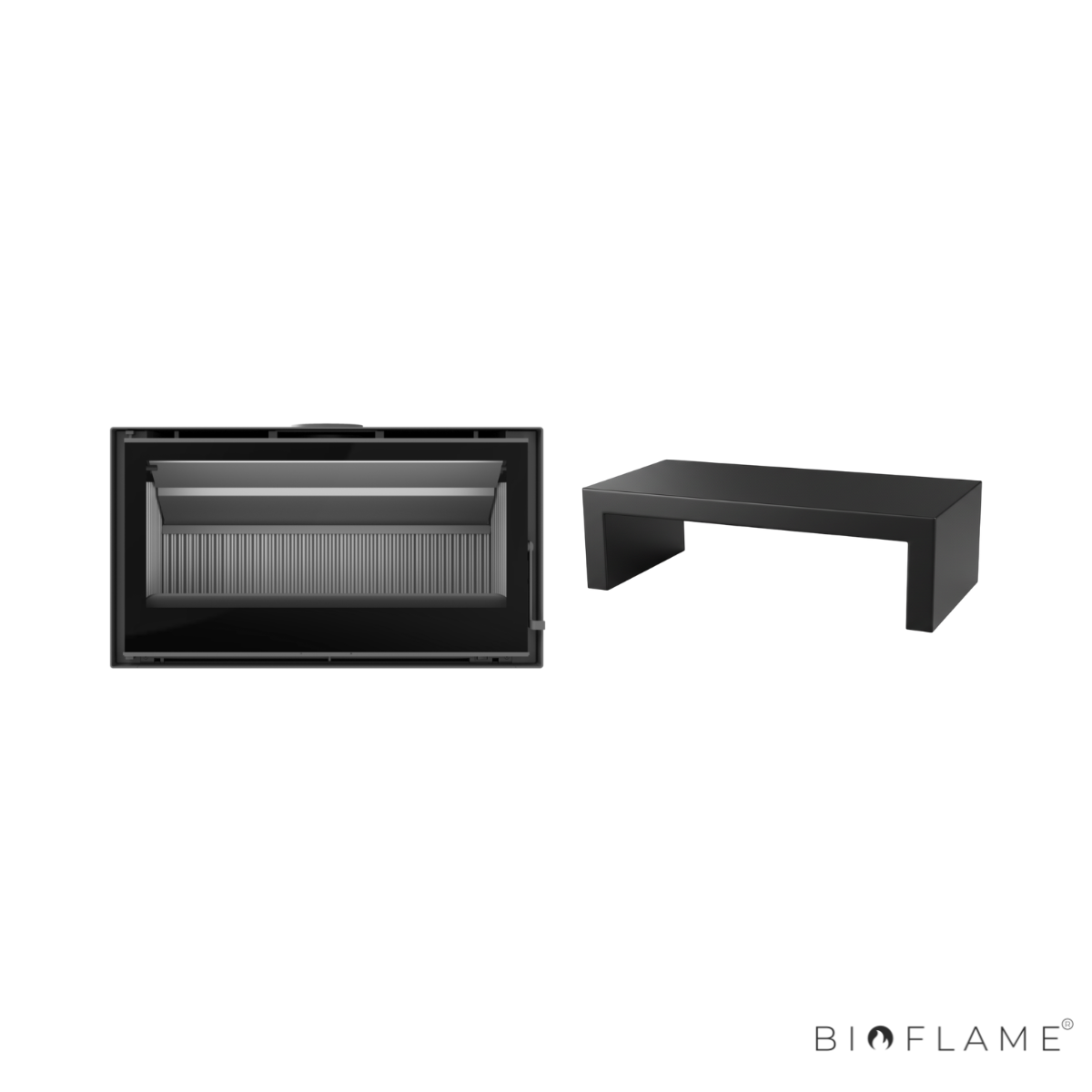 SALAMANDRA A LENHA COM VENTILAÇÃO - C&A CHAMA CRISTAL 98 EM FUNDIÇÃO
