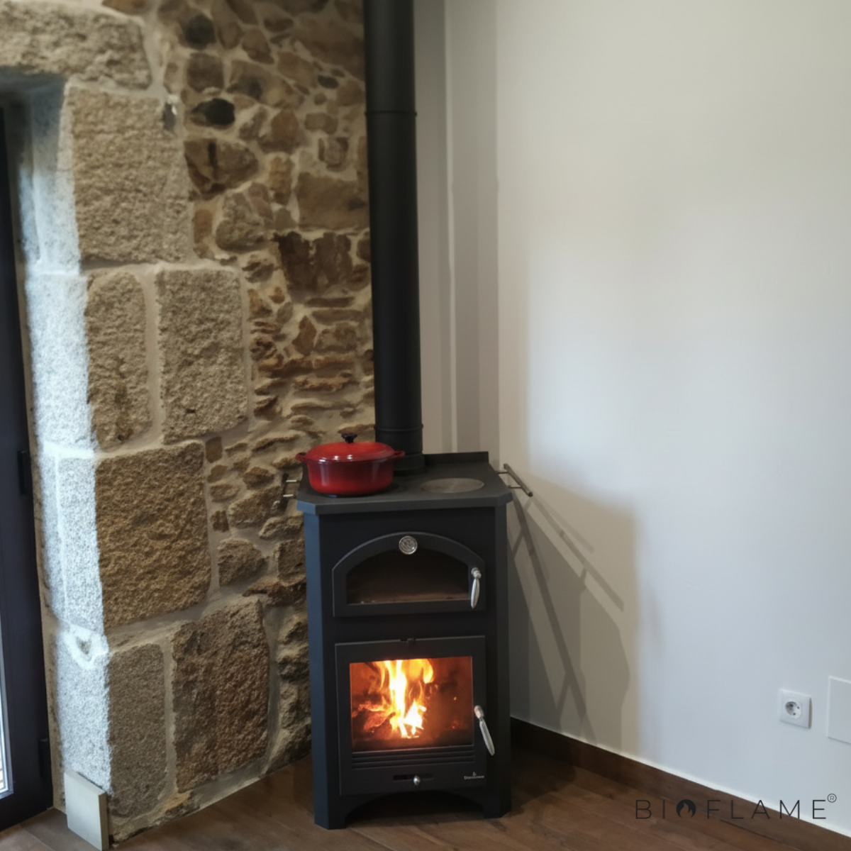 SALAMANDRA A LENHA - BRONPI MONZA COM FORNO