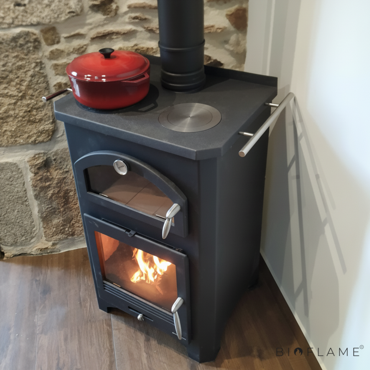 SALAMANDRA A LENHA - BRONPI MONZA COM FORNO