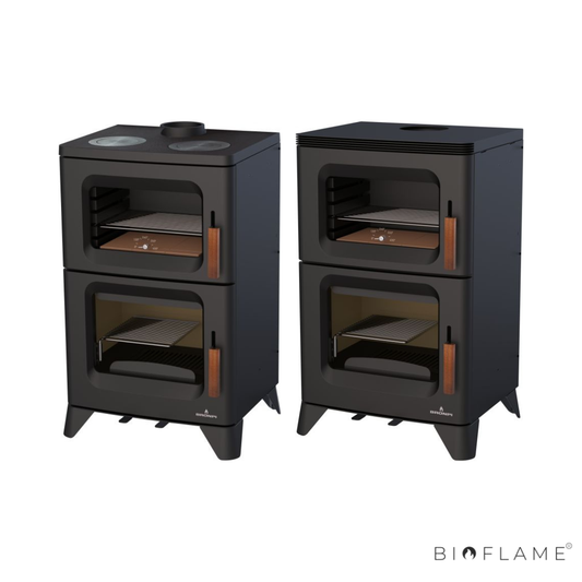 Salamandra a lenha Bronpi Hilton com forno