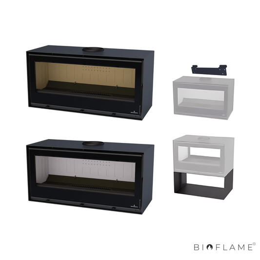 SALAMANDRA A LENHA - BRONPI CAIRO 110 BOX