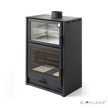 SALAMANDRA A LENHA COM FORNO - HERGOM ARCE