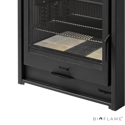SALAMANDRA A LENHA COM FORNO - HERGOM ARCE