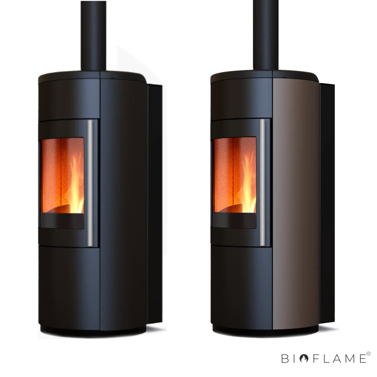 SALAMANDRA A LENHA E PELLETS CANALIZÁVEL - NOBIS LIBERA