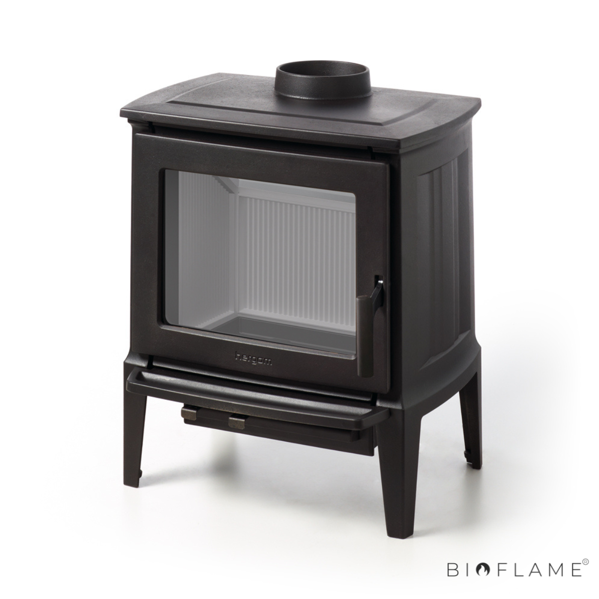 SALAMANDRA A LENHA EM FERRO FUNDIDO - HERGOM E-30 S