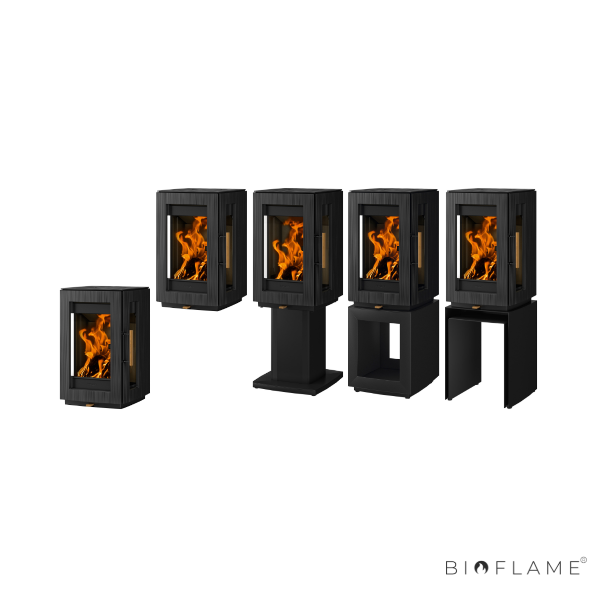 SALAMANDRA A LENHA EM FERRO FUNDIDO - HERGOM GLOW