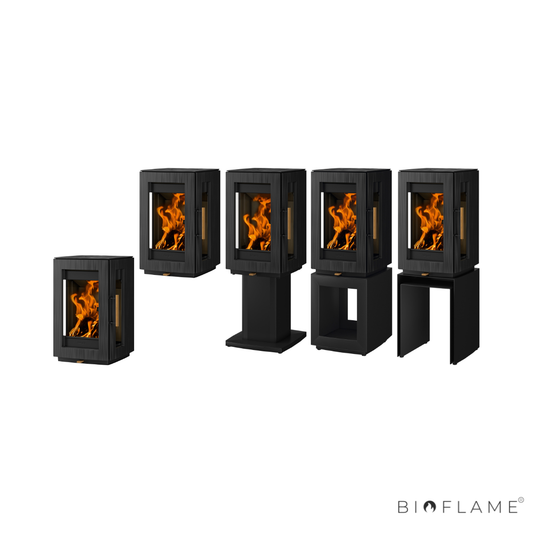 SALAMANDRA A LENHA EM FERRO FUNDIDO - HERGOM GLOW