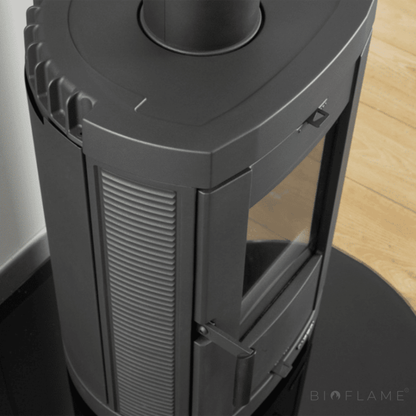 SALAMANDRA A LENHA EM FERRO FUNDIDO - NORDICA EXTRAFLAME BRIGITTA GB