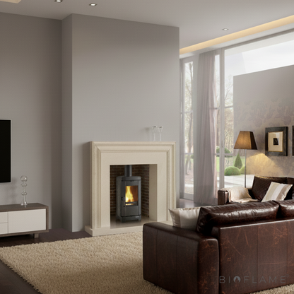 SALAMANDRA A LENHA EM FERRO FUNDIDO - NORDICA EXTRAFLAME BRIGITTA GB