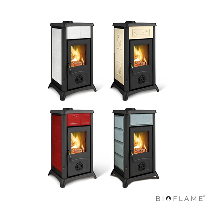 SALAMANDRA A LENHA EM FERRO FUNDIDO - NORDICA EXTRAFLAME GEMMA