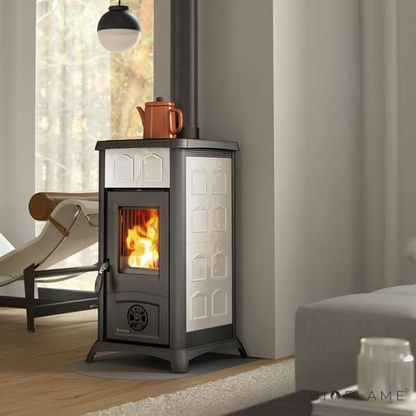 SALAMANDRA A LENHA EM FERRO FUNDIDO - NORDICA EXTRAFLAME GEMMA