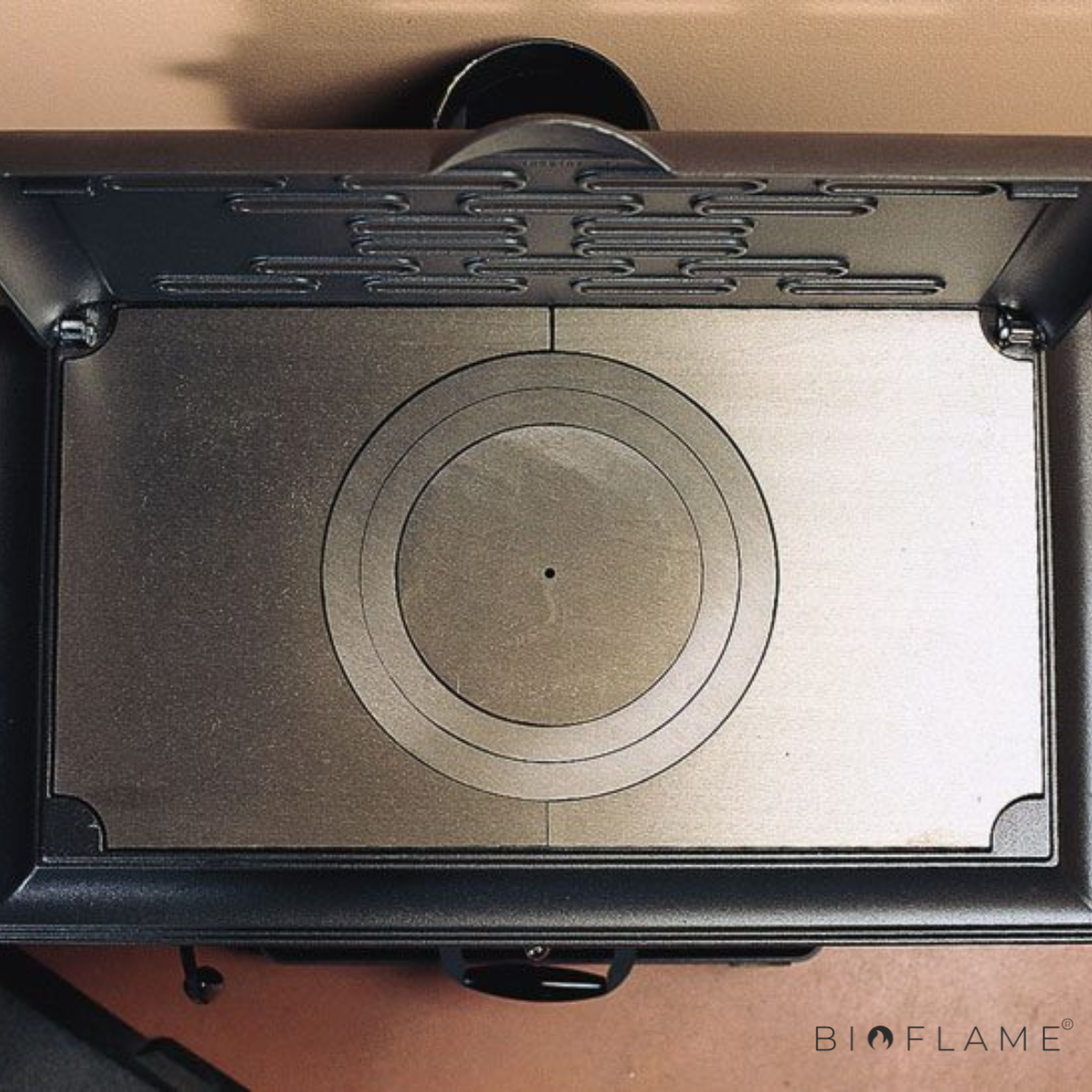 SALAMANDRA A LENHA EM FERRO FUNDIDO - NORDICA EXTRAFLAME ISOTTA CON CERCHI EVO