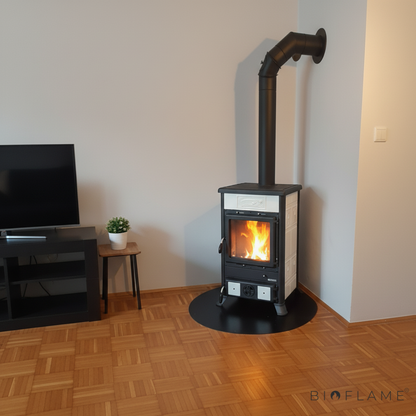 SALAMANDRA A LENHA EM FERRO FUNDIDO - NORDICA EXTRAFLAME ROSSELLA R1 BII