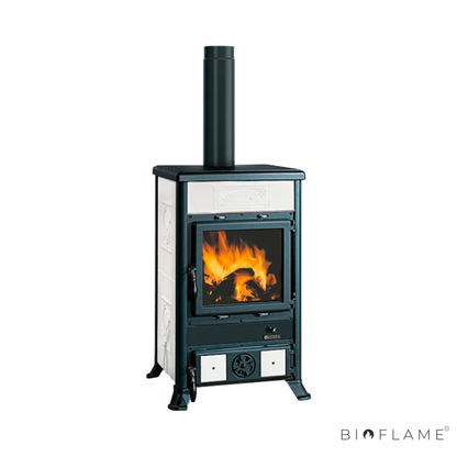SALAMANDRA A LENHA EM FERRO FUNDIDO - NORDICA EXTRAFLAME ROSSELLA R1 BII