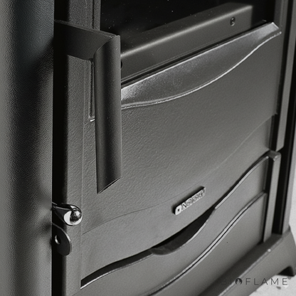 SALAMANDRA A LENHA PARA AQUECIEMNTO CENTRAL - NORDICA EXTRAFLAME TERMOROSSELLA PLUS FORNO DSA 4.0