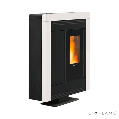 SALAMANDRA A PELLETS CANALIZÁVEL - NORDICA EXTRAFLAME SOUVENIR STEEL EVO