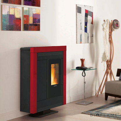 SALAMANDRA A PELLETS CANALIZÁVEL - NORDICA EXTRAFLAME SOUVENIR STEEL EVO
