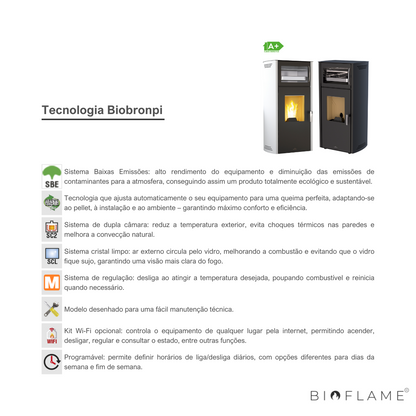 SALAMANDRA A PELLETS - BIOBRONPI NOA FORNO